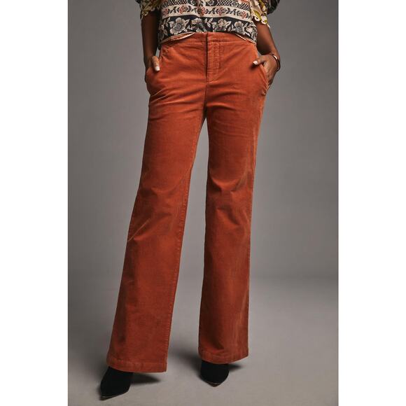 Anthropologie Maeve Wide-Leg Corduroy Trousers - New - Size 4 - Picture 5 of 7